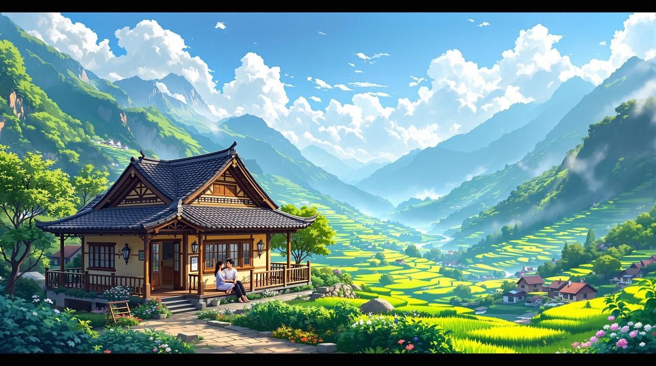 51短剧客户案例 - 旅游宣传动画《山居岁月》—— 乡村旅游振兴项目